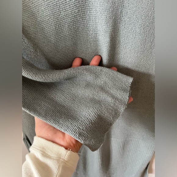 Free People light blue v neck tunic size medium - Picture 4 of 7